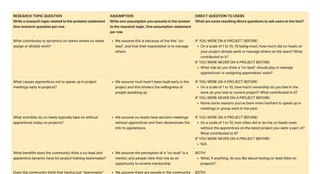 On Assumptions and Continuous Evidence